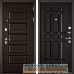 Дверь Бульдорс MASS90 Ларче шоколад 9S-108 - Ларче темный 9S-111